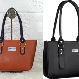 ronty Women Tan, Black Shoulder Bag-picture-39