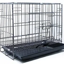 petkart 30 INCH BLACK BLACK Pet Crate image 2
