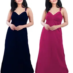 Women Black, Maroon Petticoat Slip-image-0
