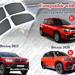 auto pearl Side Window Sun Shade For Maruti Suzuki Brezza image 2