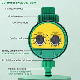 starvokes Timer for Garden Farm with Universal Faucet connector Drip Irrigation Kit image 3