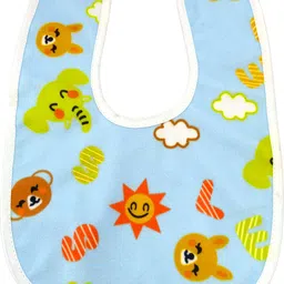 hokista Reusable Baby Feeding Bib Waterproof Soft Cloth (Pack of 4) image 2