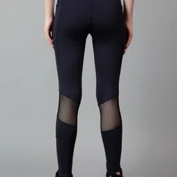 cosvos Solid Women Black Tights image 2