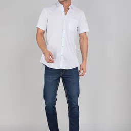 peter england Men Regular Mid Rise Blue Jeans image 2