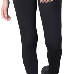 comfort lady Women Solid Black Track Pants-picture-13