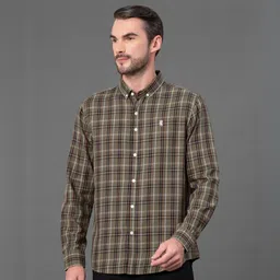 red tape Men Regular Fit Checkered Button Down Collar Casual Shirt-picture-26