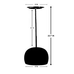 flicker shine Floral Blush Terracotta Ceiling Hanging Light image 2