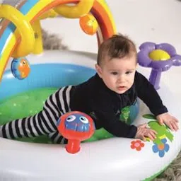 kindertales World Of Toys -Trading (IND*77) Inflatable playground Playpen 91cm Colorful Inflatable Swimming Pool image 1
