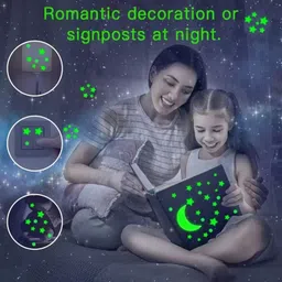 wonderful creation 14 inch Glow in the Dark for Bedroom || Guestroom || Childrenroom Glow in the Dark Sticker image 3