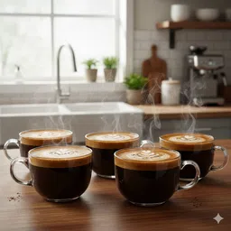 ckmaart Pack of 1 Glass ROUND CUP 140 MLC-picture-20