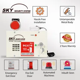 sirensystem SA-1 Emergency Smart Door Siren System Wired Sensor Security System image 4
