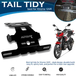zyo Hero Xtreme 125R Tail Tidy Heavy Quality Bike Number Plate-picture-36