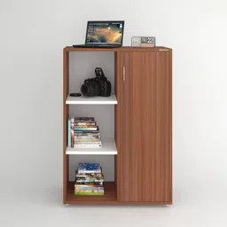redwud Stormi Engineered Wood Semi-Open Book Shelf image 3