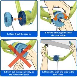 akvanar Hanging Table Tennis Set Racket and Balls Starter Kit image 5