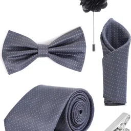 RANDOM STRIPE Satin Cufflink & Tie Pin Set image 5