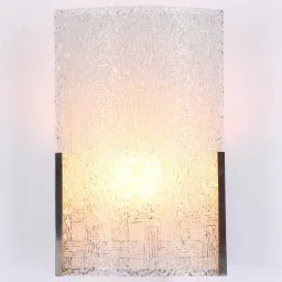 tu casa Metal Flush Mount Wall Light (Silver) image 3