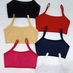 forencia Pack of 6 Women Sports Non Padded Bra-picture-30