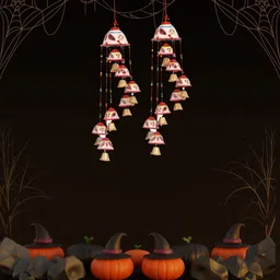 divine creations Wind Chime - Classic Design Hanging Ornament for Balcony Decorative Showpiece - 30 cm image 1