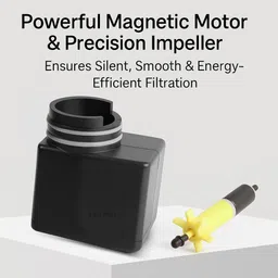 finypetz LY609 Aquarium Hang On Filter 3.5W | 380L/H Silent HOB Filter for 1–2 Ft Tanks Power Aquarium Filter image 3