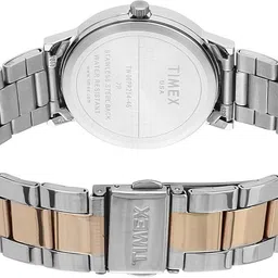 timex Brown Dial & Gold-Plated Watch Gift Set Analog Watch- For Couple TW00PR214 image 5