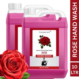 triangle ant Rose Handwash Liquid refill 5 L | Germ Protection | Soft Moisturized can Hand Wash-picture-10