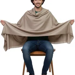 Sprha Wool Solid Men Shawl image 3