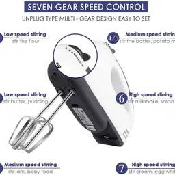 alevatestore 180 W White Hand Blender image 4