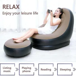 shopzilla Inflatable Lounge Chair Inflatable Sofa/ Chair image 3