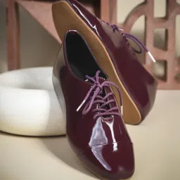 froh feet Women's Oxford Victorian Style Vintage Lace Up Brogues Shoes Brogues For Women image 2