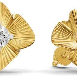 sparq Lab Grown Diamond & BIS Hallmarked IGI Certificate Sterling Silver Stud Earring image 2
