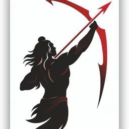 culture graphic '' Lord Ram'' with Double Sided Tape, Unframed, Home Decor | HD Poster Bed Room & Kids Room Wall Decoration Poster 300 GSM Photographic Paper (12 inches X 18 inches, Rolled in Safety tube) Pack of 1 Photographic Paper-picture-26