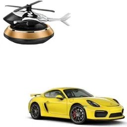 autogarh Golden Car Aroma Diffuser Air Freshener Perfume Solar for Porsche cayman Air Purifier-picture-32