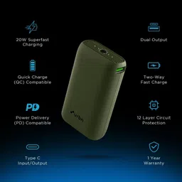 urbn 10000 mAh 20 W Nano Pocket Size Power Bank image 4