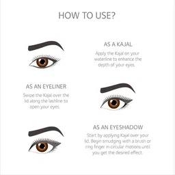 soultree Ayurvedic Kajal - 004 Grey Glow Colour image 3