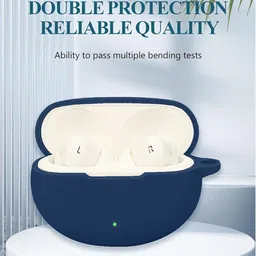 XCREO Silicone Velcro Earbuds Case For OnePluss Nord Buds 3 Pro image 2