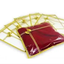 alam enterprises R SINGAL SAREE Gold 5 (18 Pcs) Polyester Laundry Bag image 2