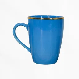 femora 320ml 22k Liquid Gold Marble Design Ceramic Coffee Mug (Sky Blue) image 3