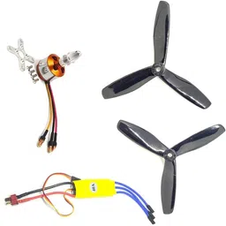 invento 1Pcs 2500KV BLDC Brushless Motor+ 40A ESC + 5045 5x4.5 5 inch 3 Blade Propeller Automotive Electronic Hobby Kit-picture-18