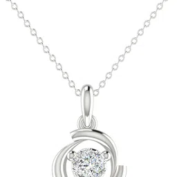 avsar Certified Diamond & BIS Hallmark AVP1152WA 18kt Diamond White Gold Pendant-picture-11