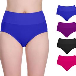 diving deep Pack of 4 Women Hipster White Panty-picture-9