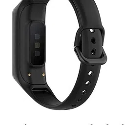 guoi Silicone Band Strap Compatible for Samsung Galaxy Fit 2,Soft Sport Silicone Replacement Straps Safety Lock for Galaxy Fit2 SM-R220 Watch For & Men & Women [ONLY Strap Device Not Included] Smart Watch Strap image 2