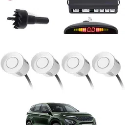 peeps store Universal 4 White Reverse Parking Sensor-PS25N581 Universal 4 White Reverse Parking Sensor-PS25N581 Parking Sensor-picture-10