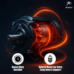 vinerov Windee 9" Table Cum Wall HS | 90° Tilt Support | Desk, Kitchen, Home & Office with 1 Year Warranty Ultra High Speed 225 mm Table Fan image 4