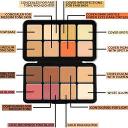 daily life forever 52 Pro Artist Multitasker Corrector Palette Matte Concealer image 3