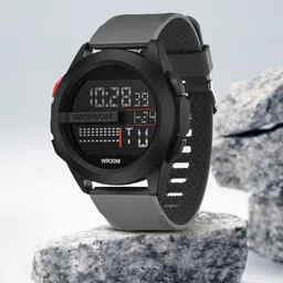 Digital 3ATM Waterproof Sports Watch with Backlight Alarm Snooze Stopwatch Digital Watch - For Men & Women 119- Boys Digital Watch-image-4