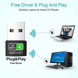 VOOCME Dual Band Wireless 950 Mbps Bluetooth and WiFi Adapter USB Bluetooth 4.2 WiFi Adapter AC 150Mbps for PC etc. Bluetooth image 2