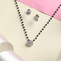 clara Sterling Silver Rhodium Silver Jewel Set-picture-26