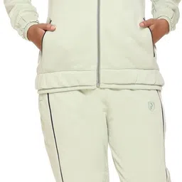 woolvalley Solid Women Track Suit image 1