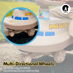 littlepup Premium Kids Swing Car Magic Twister Ride Toy for 3 TO 6 Years Push Ride On Car Rideons & Wagons Battery Operated Ride On image 4