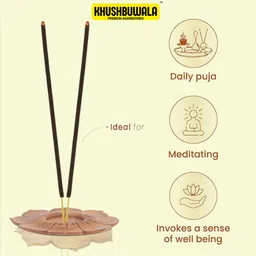 khushbuwala Chandan Agarbatti 400g – Premium Quality Sandalwood Incense Sticks for Puja Chandan image 4